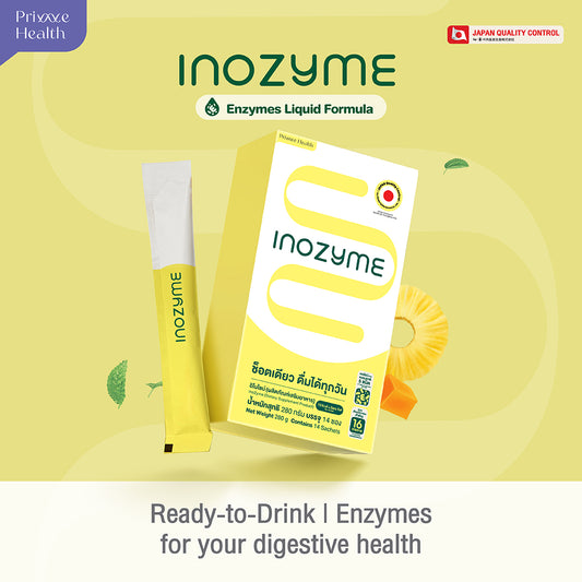 InoZyme | Enzyme for Digestion & Gut Health:  Ready-to-Drink, 14 Sachets